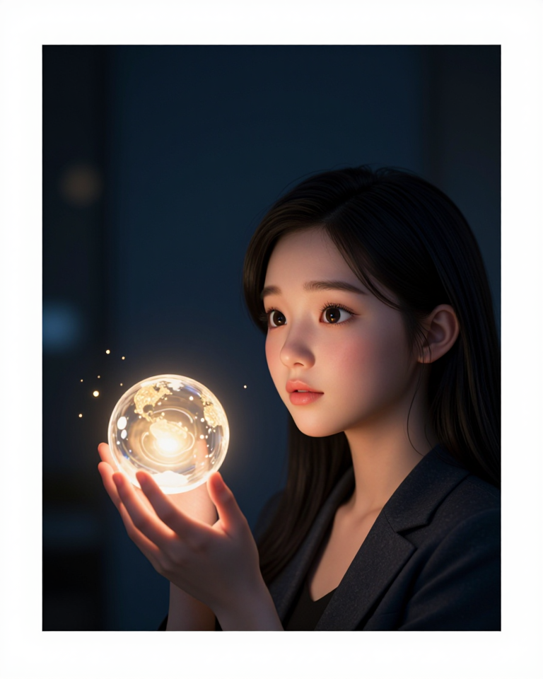 빛을 쫓는 소녀