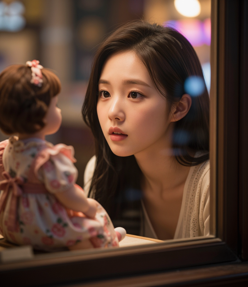 골목 끝 골동품점의 여인
